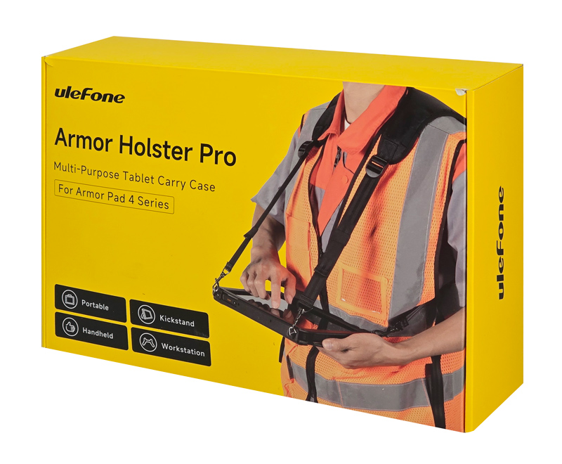 ULEFONE θήκη προστασίας & μεταφοράς UAS07 για tablet Armor Pad 4 series, μαύρη UAS07