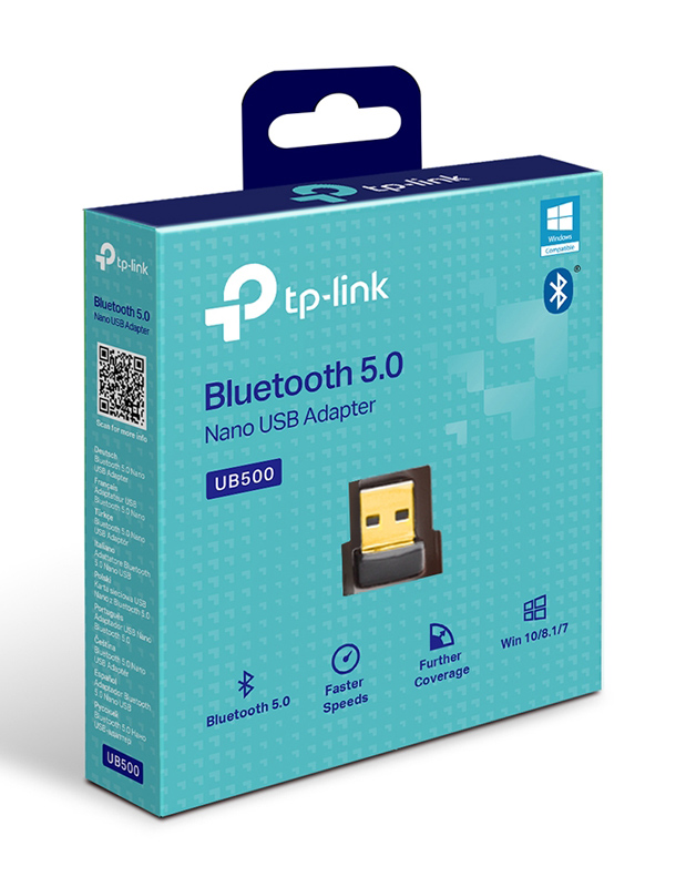TP-LINK Bluetooth 5.0 nano USB αντάπτορας UB500, Ver. 1.0 UB500