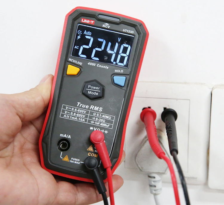 UNI-T ψηφιακό πολύμετρο UT123D, True RMS, NCV, AC/DC UT123D