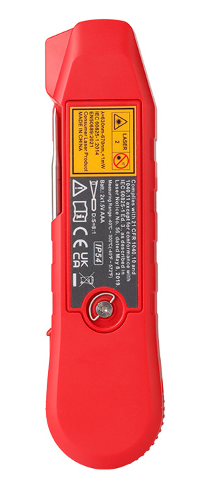 UNI-T ψηφιακό θερμόμετρο 2 in 1 UT320T, -40~300 °C, IP54 UT320T