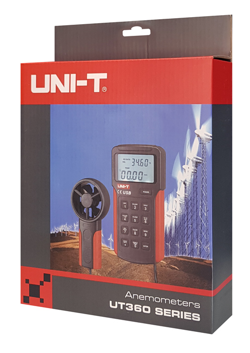 UNI-T ανεμόμετρο UT362, με οθόνη UT362