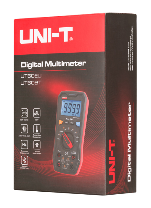 UNI-T ψηφιακό πολύμετρο UT60BT, 1000V AC/DC, NCV, Bluetooth, True RMS UT60BT