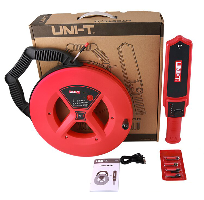 UNI-T ανιχνευτής μπλοκαρίσματος σωλήνα UT661D, 35m UT661D