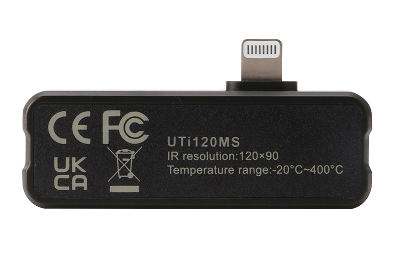 UNI-T συσκευή θερμικής απεικόνισης UTi120MS για iPhone, έως 400 °C UTI120MS