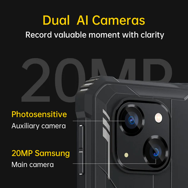 OUKITEL smartphone WP32, 6, 4/128GB, 6300mAh, IP68/IP69K, πορτοκαλί WP32-OR