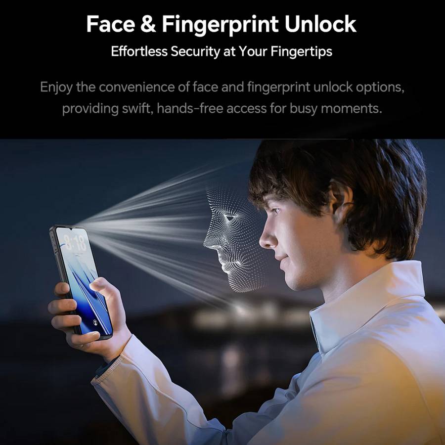 OUKITEL smartphone WP52, 6.6, 4/256GB, 5G, 6500mAh, IP68/IP69K, μαύρο WP52-BK