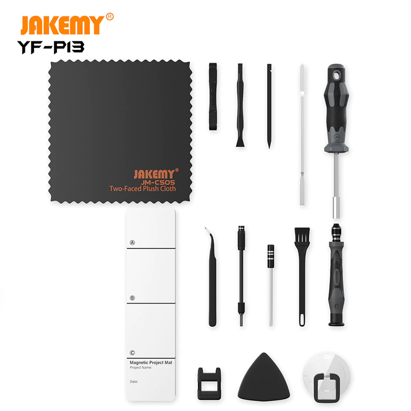 JAKEMY σετ εργαλείων YF-P13 επαγγελματικών προδιαγραφών, 201τμχ YF-P13