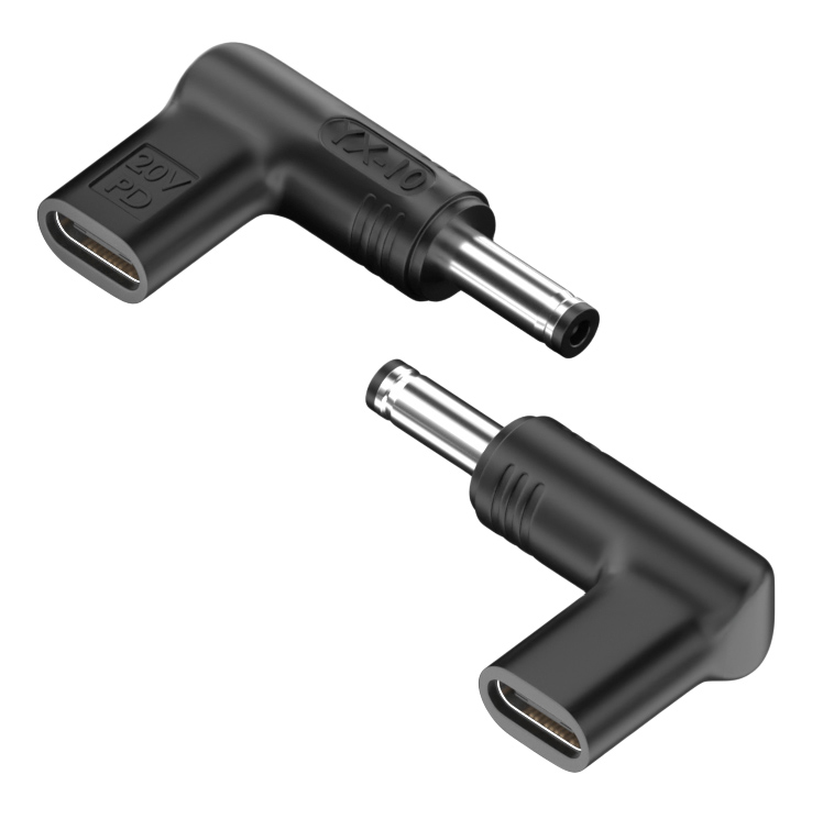 POWERTECH αντάπτορας τροφοδοσίας YX-10, USB-C σε Dell 4.5x3mm, μαύρος YX-10