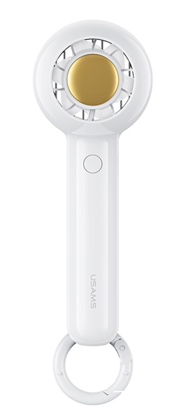 USAMS φορητός ανεμιστήρας US-ZB251 με 2 ταχύτητες, 1200mAh, λευκός ZB251FS01