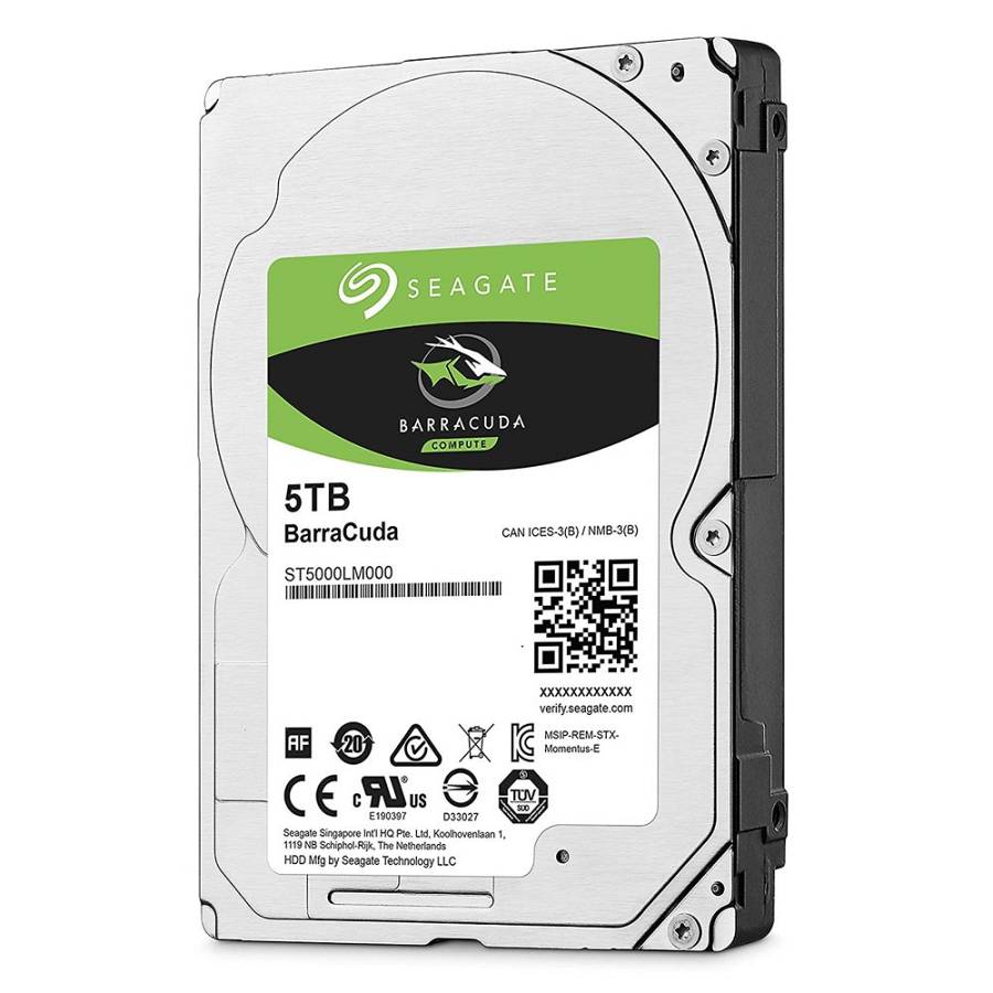 Εσωτερικός Σκληρός Δίσκος SEAGATE 2.5 5TB Sata III 128MB Barracuda (ST5000LM000) (SEAST5000LM000)
