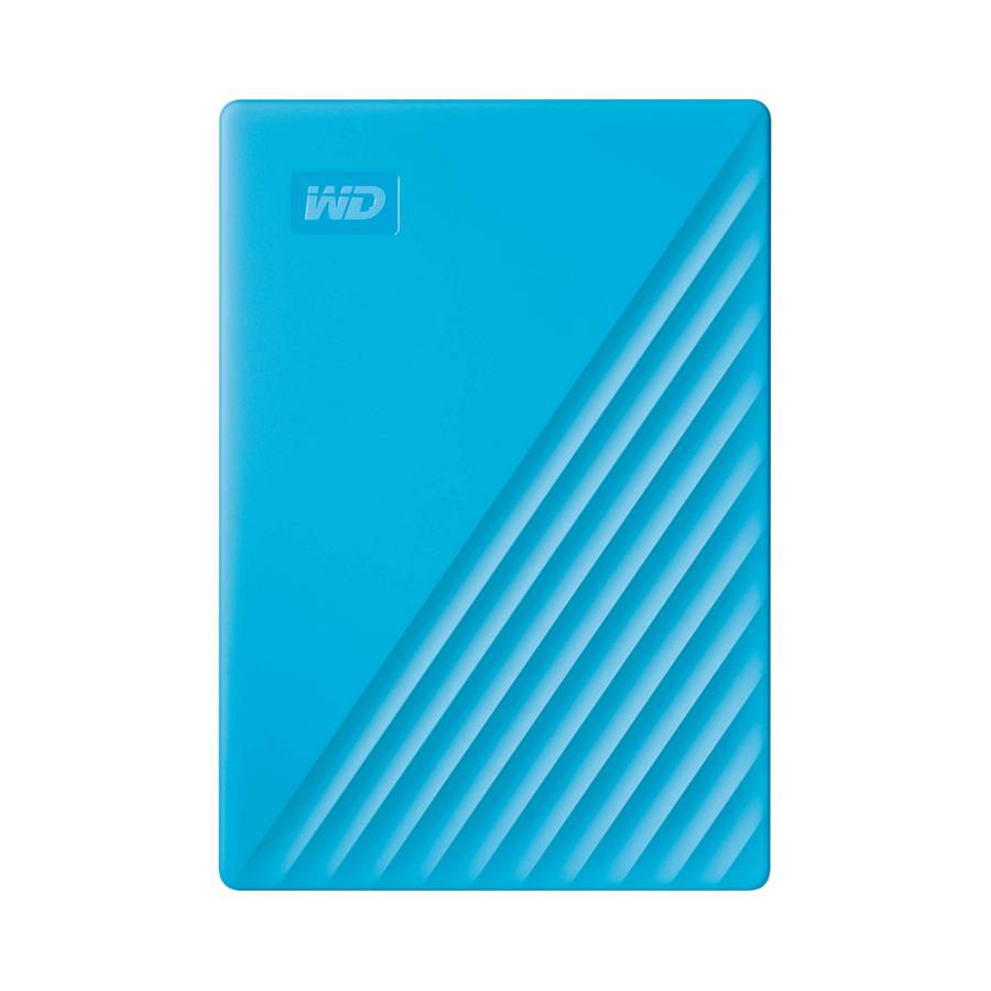 Western Digital My Passport 4TB External USB 3.2 Gen 1 Portable Hard Drive (Blue) (WDBPKJ0040BBL-WESN)