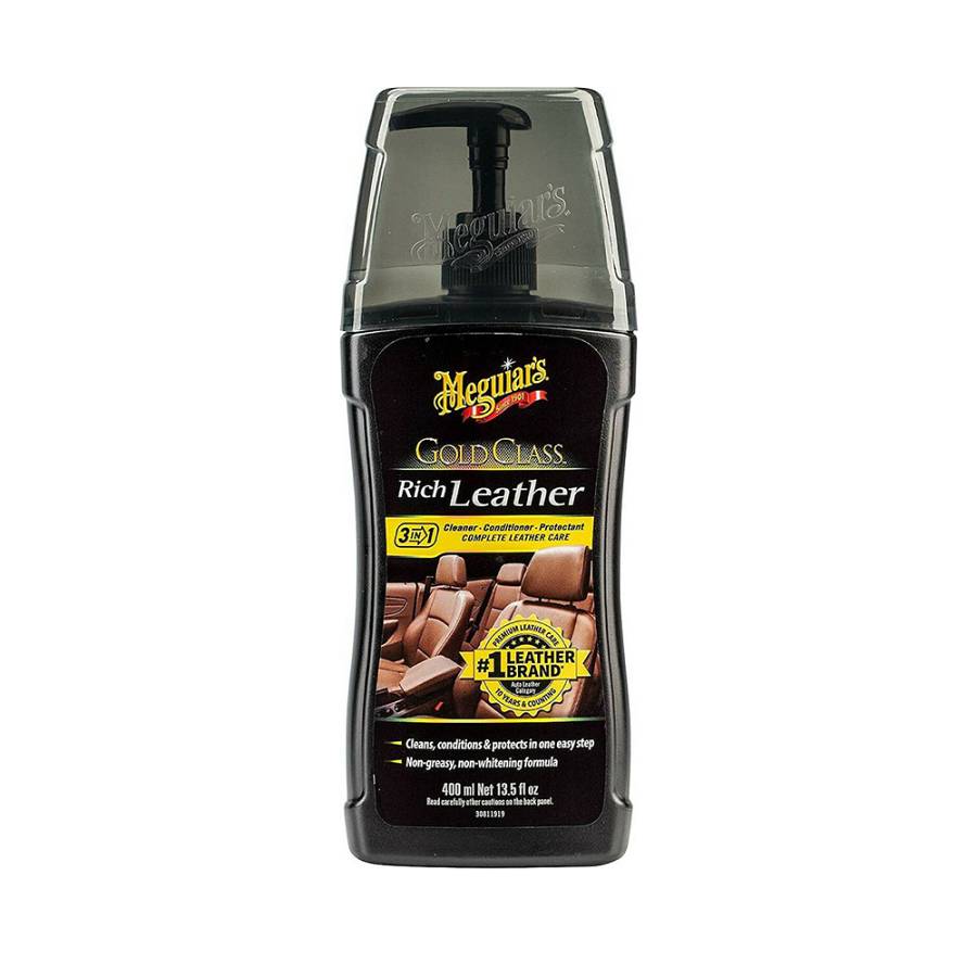 Meguiars Gold Class Rich Leather Cleaner & Conditioner 414ml (G17914) (MEGUG17914)