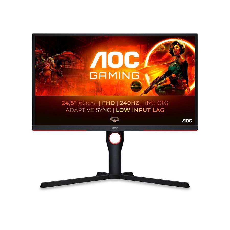 AOC 25G3ZM/BK FHD Ergonomic Gaming Monitor 25 240Hz (AOC25G3ZM)