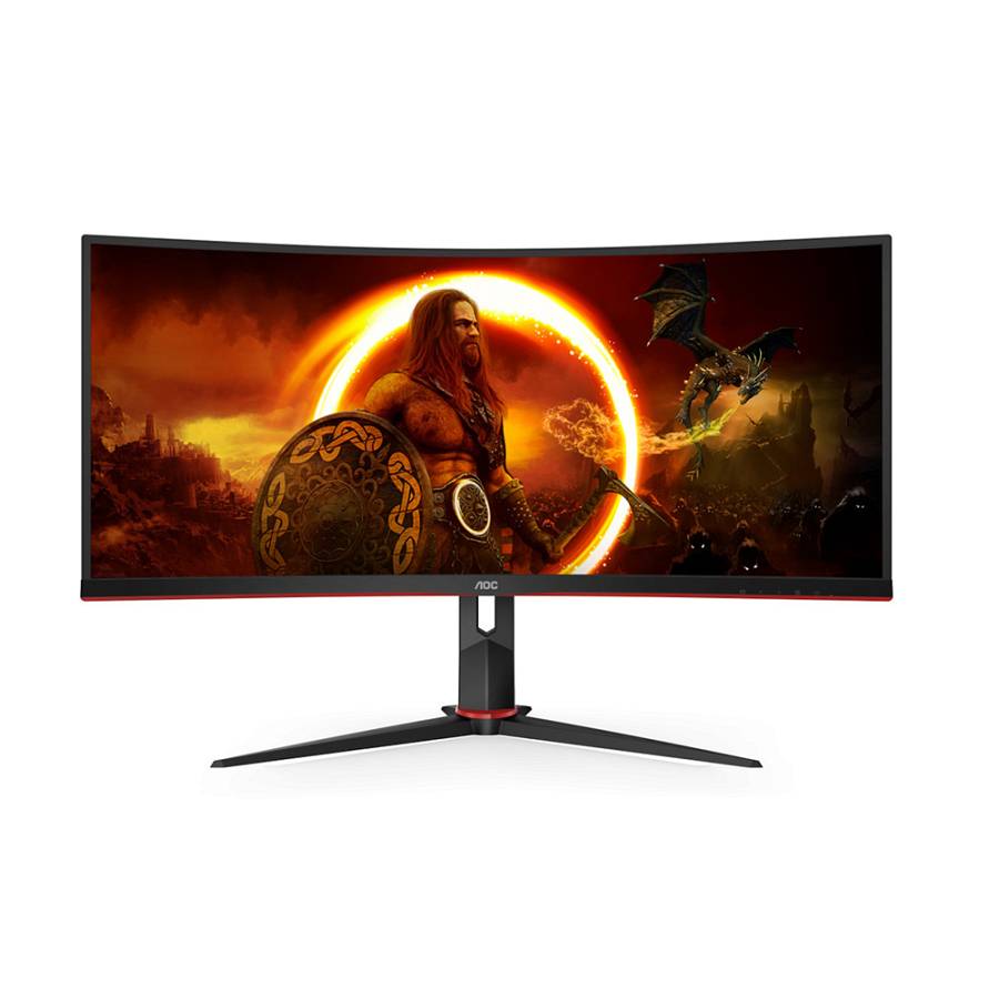 AOC CU34G2XP/BK Curved Ultra Wide Gaming Monitor 34 (CU34G2XP/BK) (AOCCU34G2XPBK)
