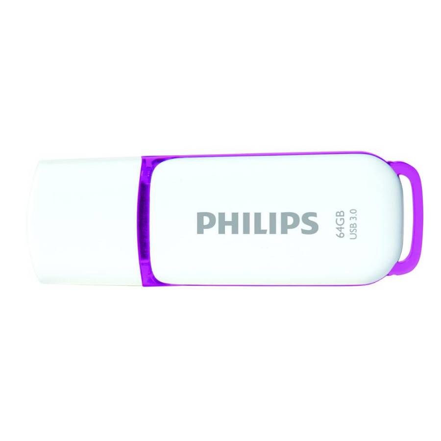 Philips Snow 64GB USB 3.0 Stick Ροζ (FM64FD75B/00) (PHIFM64FD75B-00)