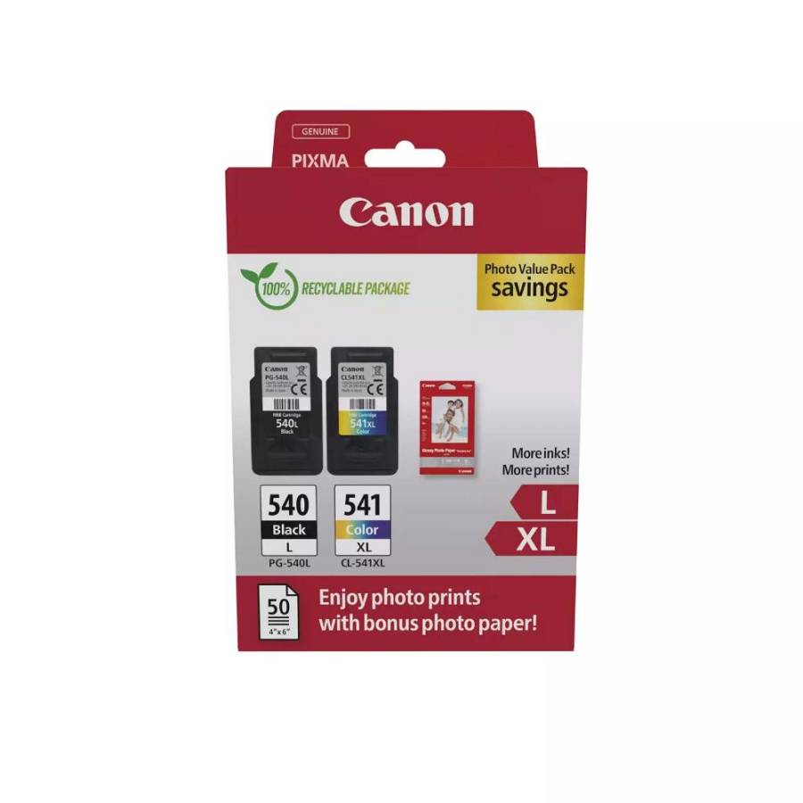 Canon Μελάνι Inkjet PG-540L/CL-541XL Ph.Value Pack (5224B012) (CANPG-540LPVP) *