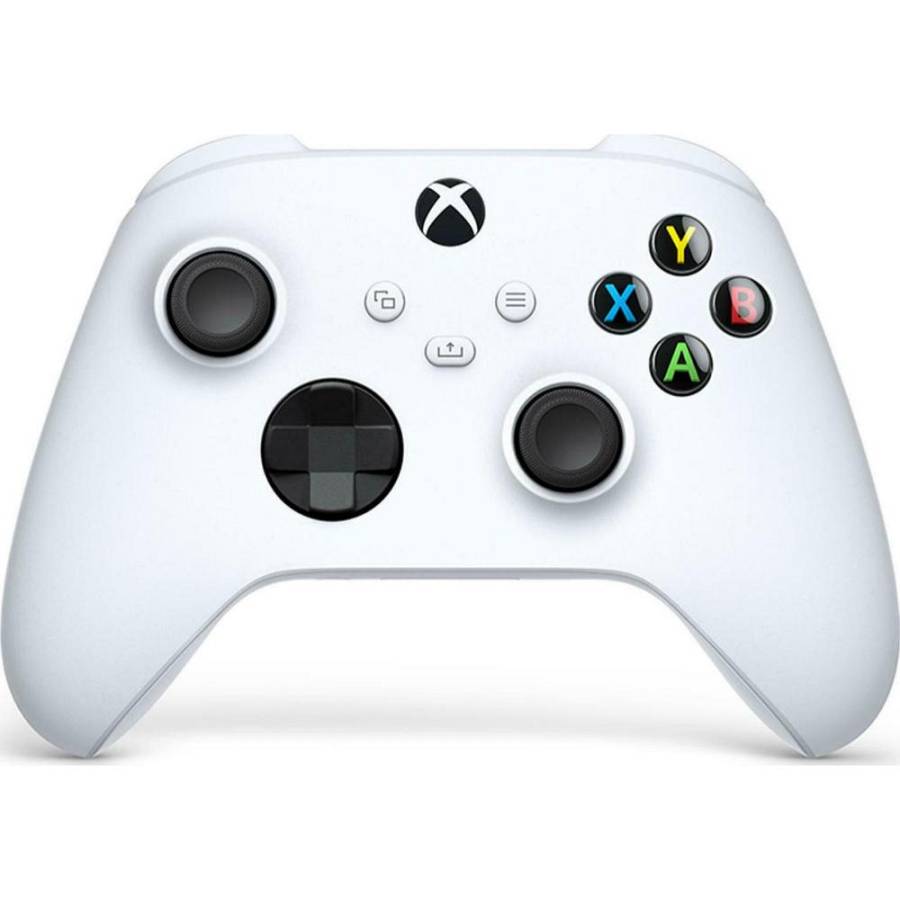 Microsoft Xbox One/S/X Ασύρματο Controller Robot White (QAS-00009) (MICQAS-00009)