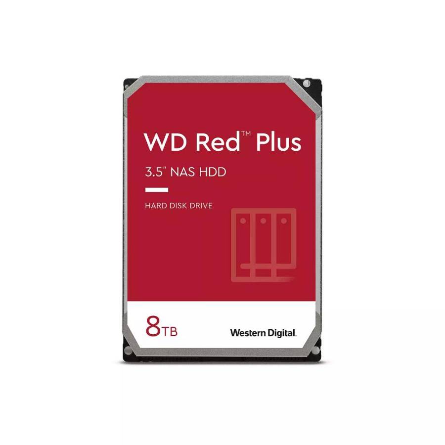 Western Digital Red Plus Internal NAS HDD 8TB 3.5 (256MB cache) (CMR) (WD80EFPX)
