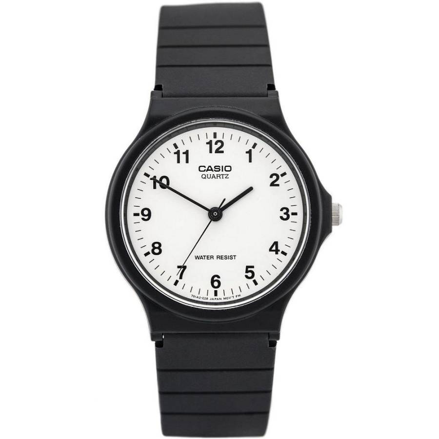 Casio Ψηφιακό Ρολόι Μπαταρίας με Μαύρο Καουτσούκ Λουράκι (MQ-24-7BLLEG) (CASMQ-24-7BLLEG)