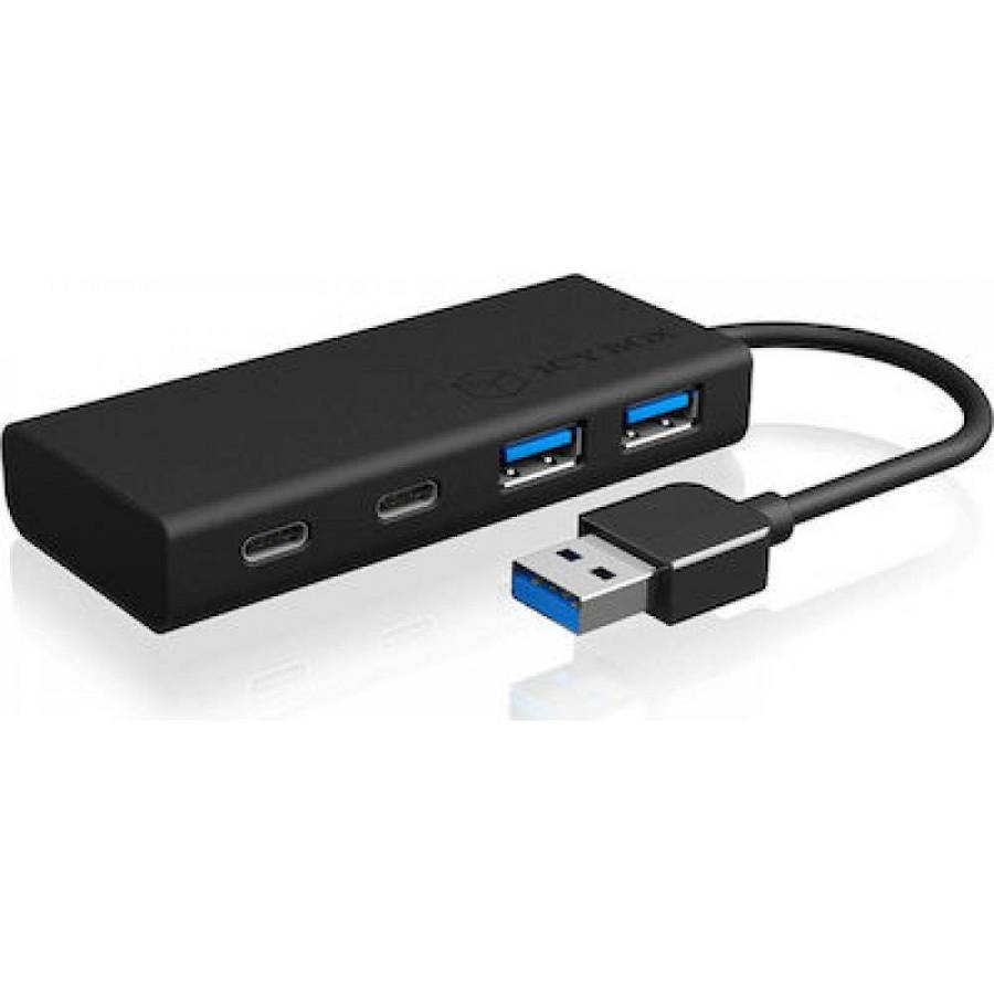 RaidSonic ICY BOX USB 3.0 Hub 4 Θυρών με σύνδεση USB-A (IB-HUB1426-U3) (RSCIB-HUB1426-U3)