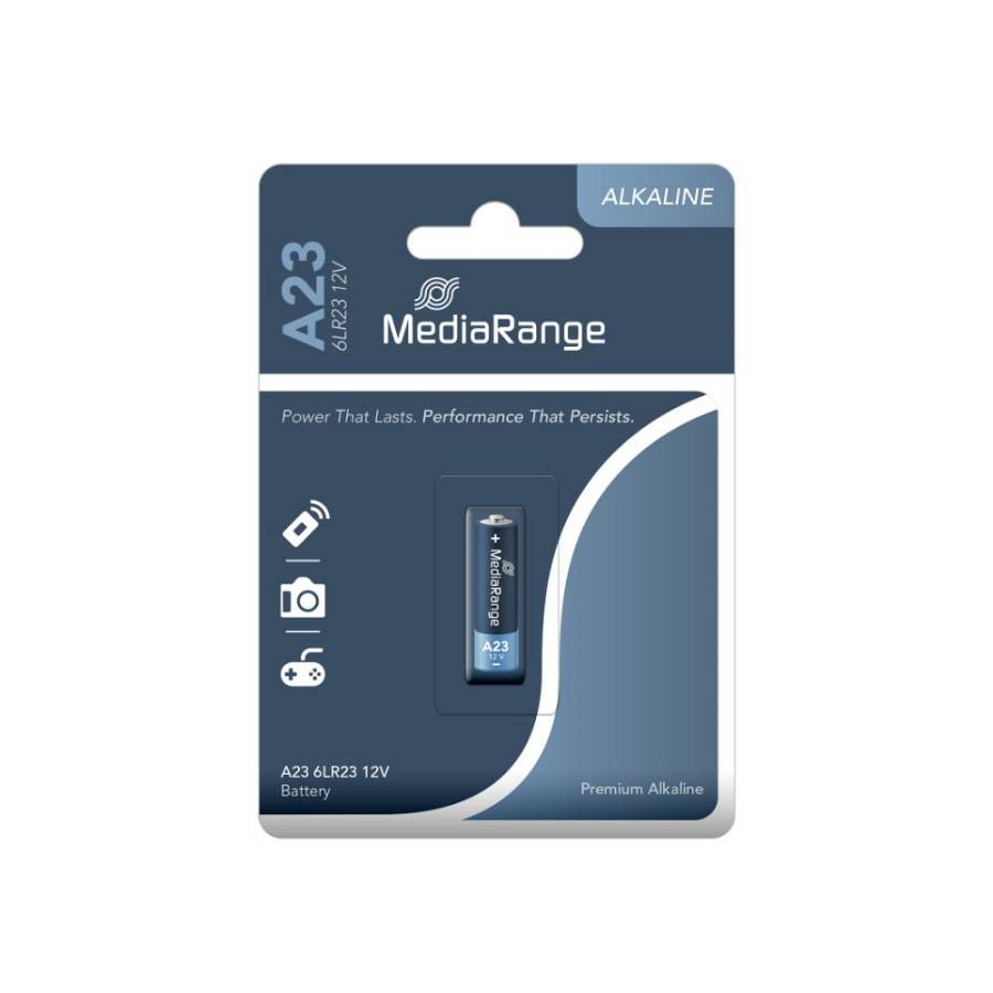 MediaRange Premium Alkaline Battery A23|6LR23|12V  (MRBAT114)