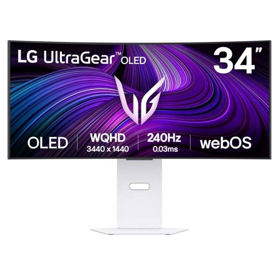 LG 34GX90SA-W UltraGear OLED HDR Curved Gaming Monitor 34 (LG34GX90SA-W)