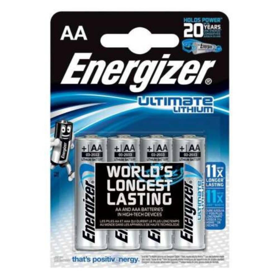 Energizer L91 Ultimate Lithium R6 AA photo Lithium battery (ENE3539)