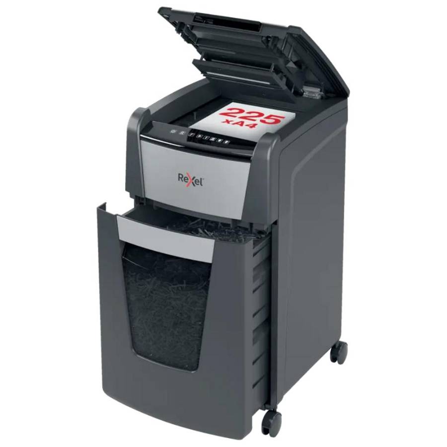 Rexel Optimum Auto+ 225x Paper Shredder Small Pieces (2020225XEU) (REX2020225XEU)