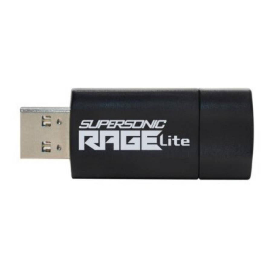 Patriot Supersonic Rage Lite 64 GB Black/Blue USB-A 3.2 Gen 1 (PEF64GRLB32U) (PATRPEF64GRLB32U)