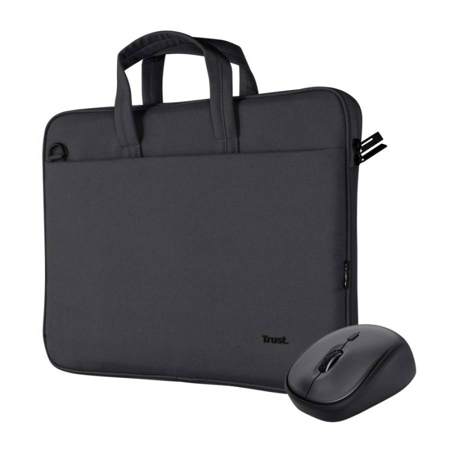 Trust Bologna Bag And Mouse Set Black (24988) (TRS24988)