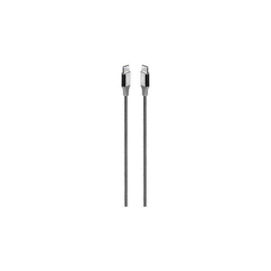 ttec AlumiCable 65W Type-C - Type-C Fast Charge CableSpace Grey200cm (2DK51UG) (TTEC2DK51UG)