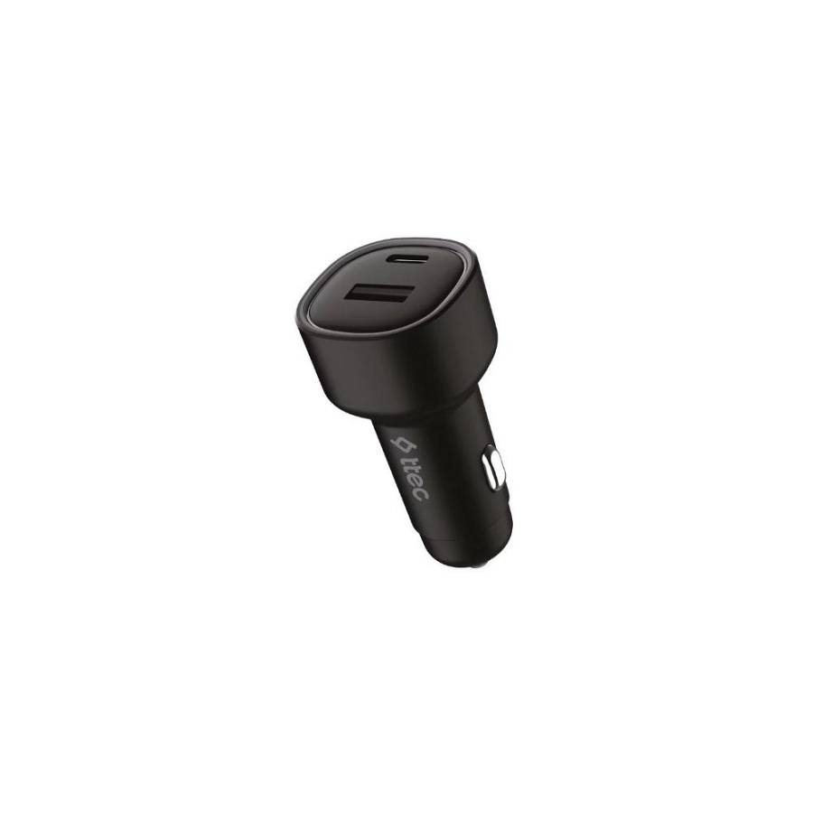 ttec SmartCharger Duo 3.1A Car Charger Dual USB+USB-Cand Lightning Cable (2CKS31DS) (TTEC2CKS31DS)