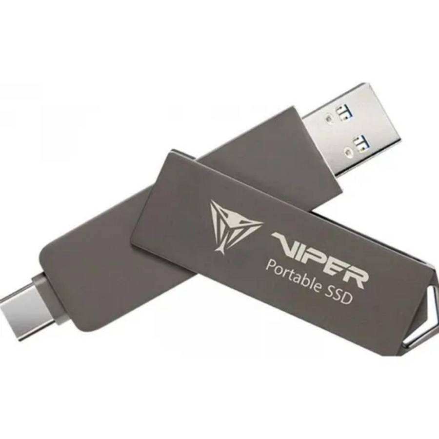 Patriot External Portable SSD Viper PVP30 Duo Compact 1TB 1000MB/s USB A+C 3.2 Gen2 (PVP301TB28UDG) (PATRPVP301TB28UDG)