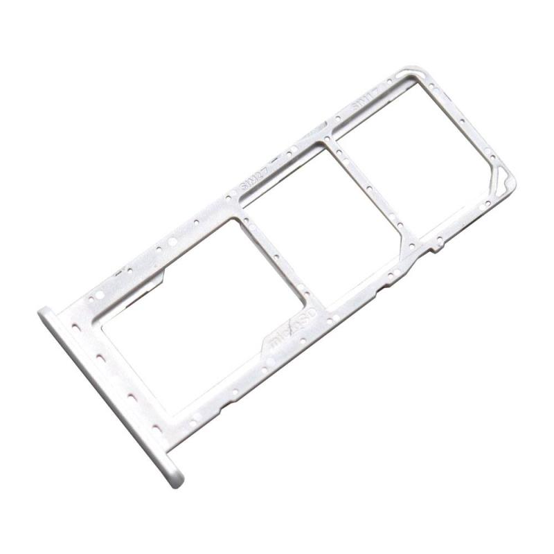 Βάση Κάρτας Sim & SD Samsung A037G Galaxy A03s Λευκό (Original)