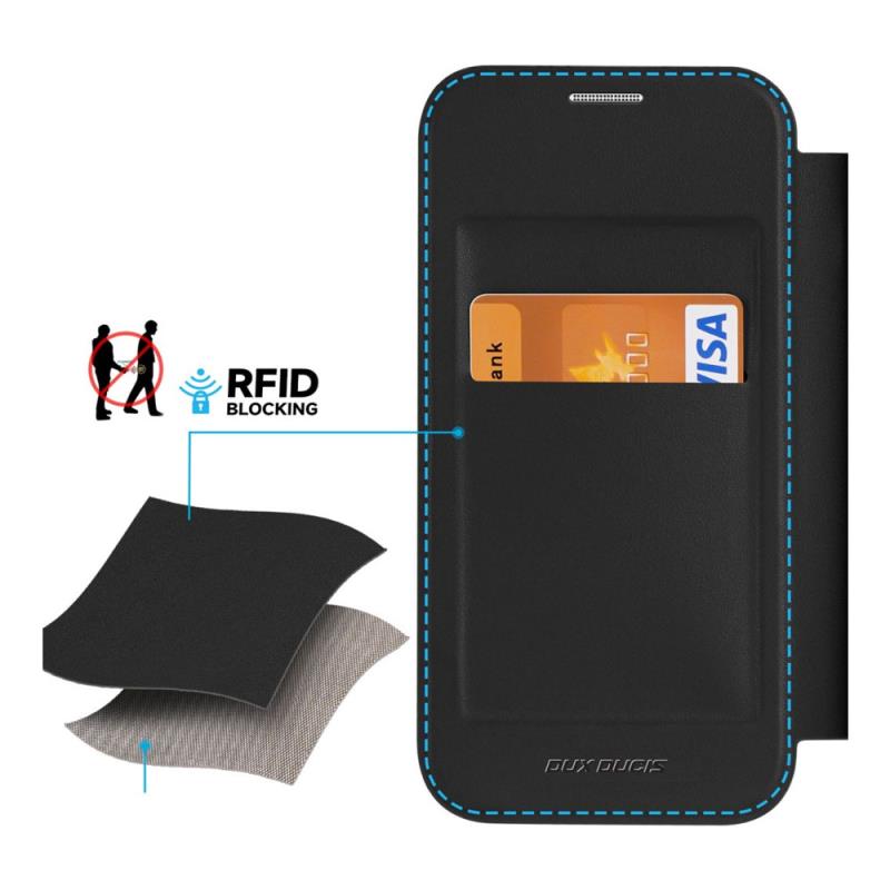 Θήκη Flip Dux Ducis Skin X Pro Wallet Apple iPhone 15 Plus Μαύρο