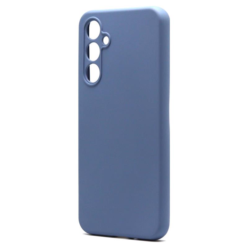 Θήκη Liquid Silicon inos Samsung A546B Galaxy A54 5G L-Cover Γκρι-Μπλε