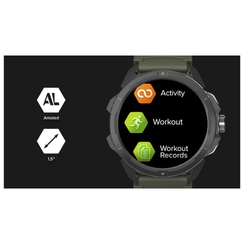 Smartwatch Hammer Watch 2 1.5 Military Edition Χακί