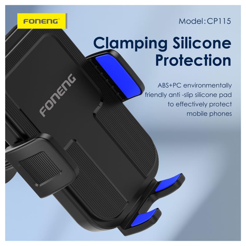 Universal Βάση Στήριξης Ταμπλό Αυτοκινήτου Foneng CP115 για Smartphones 4.5-7.0 Μαύρο