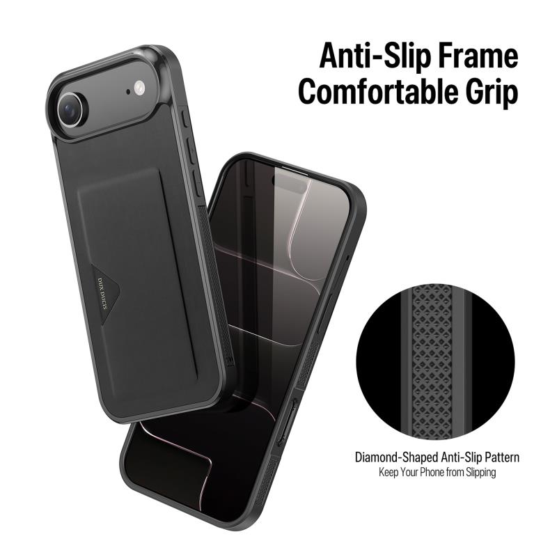 Θήκη TPU PU & PC Dux Ducis Pocard Apple iPhone Air Μαύρο