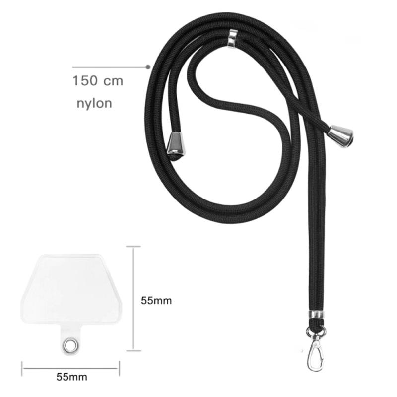 Universal Λουράκι Λαιμού inos για Κινητά Σκούρο Μπλε