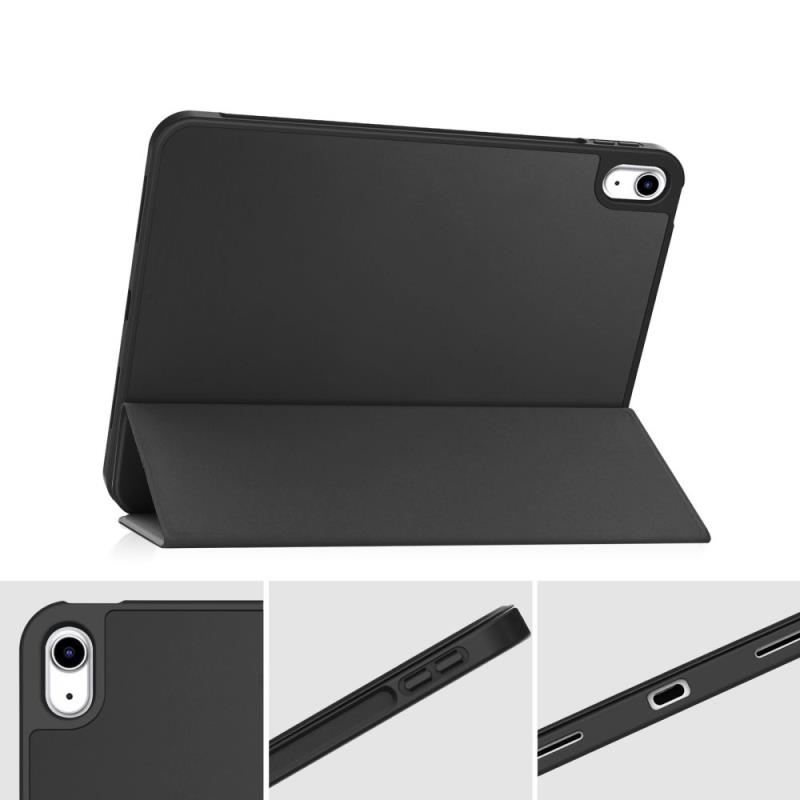 Θήκη Flip Smart inos Apple iPad 10.9 (2022) με TPU & SC Pen Μαύρο