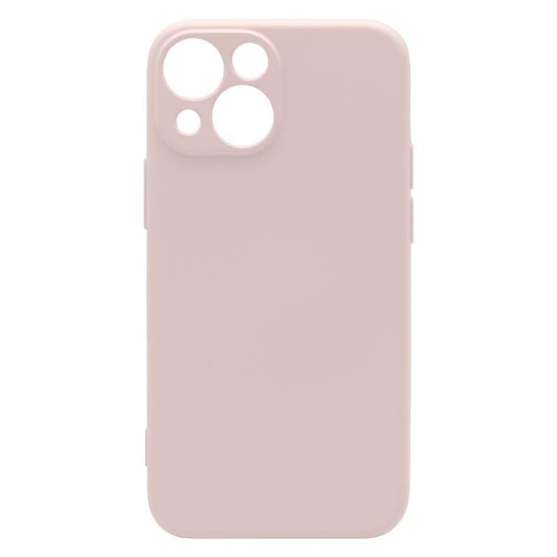 Θήκη Liquid Silicon inos Apple iPhone 13 mini L-Cover Σομόν