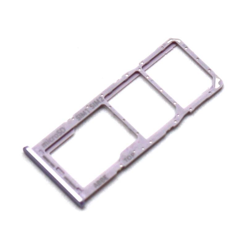 Βάση Κάρτας Sim & SD Samsung A225F Galaxy A22 4G Βιολετί (Original)