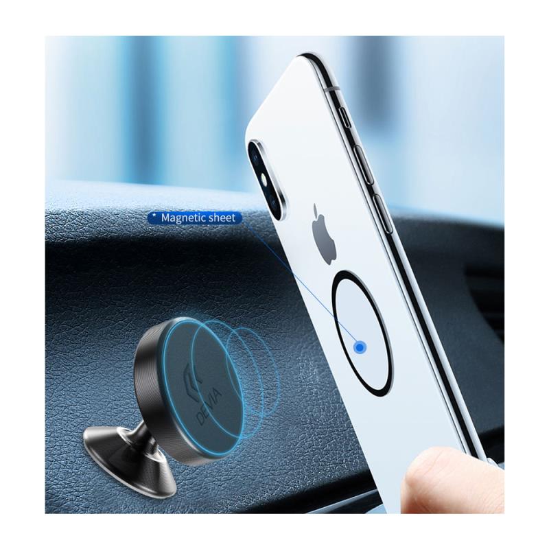 Universal Βάση Στήριξης Ταμπλό Αυτοκινήτου Μαγνητική Devia EL071 Goblet Μαύρο