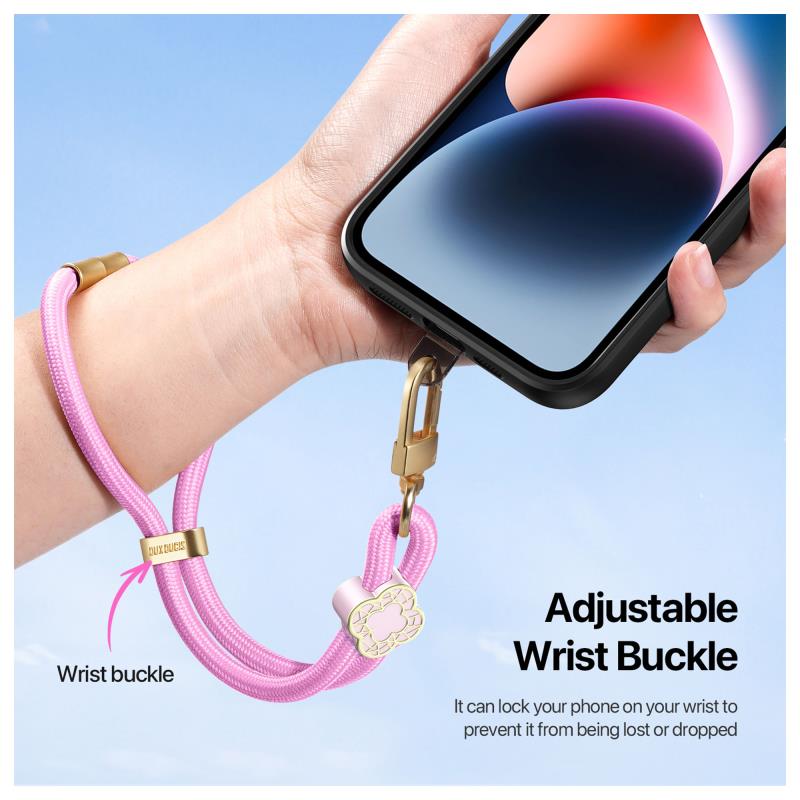 Universal Λουράκι Καρπού Garden Dux Ducis για Κινητά Begonia Ροζ