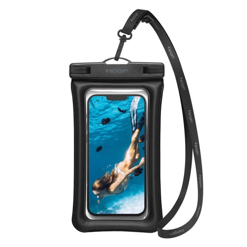 Universal Αδιάβροχη Θήκη Spigen A610 για Smartphones έως 6.9 Μαύρο (1 τεμ.)