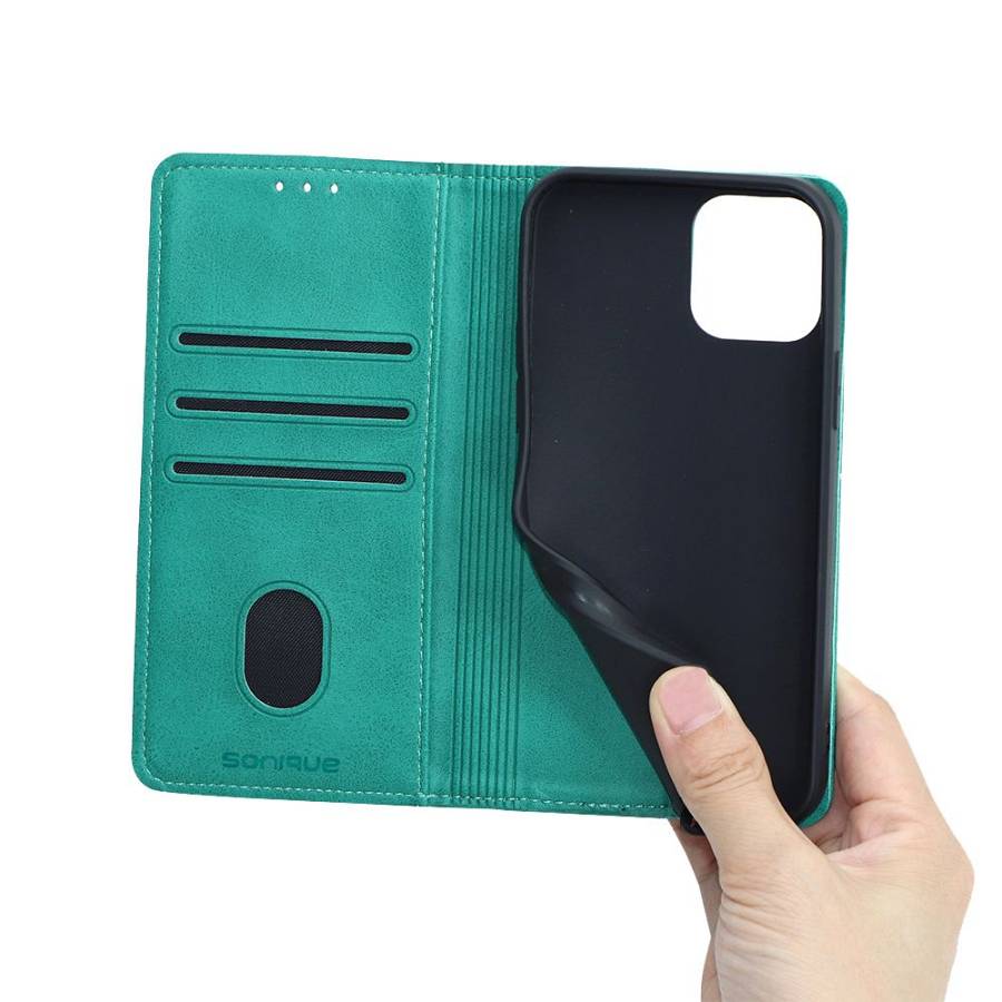 Θήκη Πορτοφόλι Vintage Magnet Wallet Sonique Xiaomi Redmi Note 11 4G / Redmi Note 11S Βεραμάν