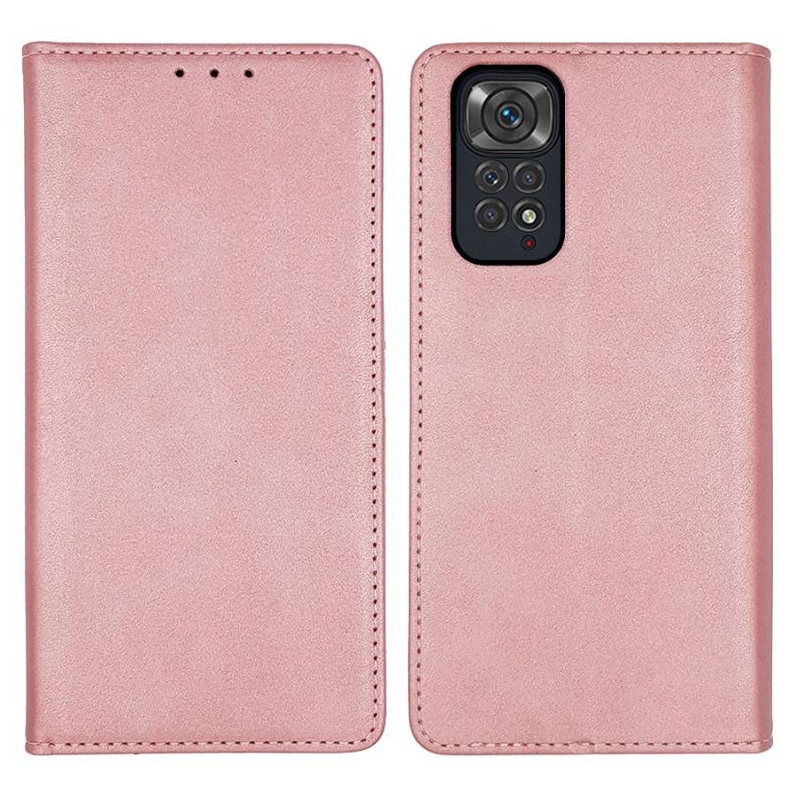 Θήκη Πορτοφόλι Vintage Magnet Wallet Sonique Xiaomi Redmi Note 11 4G / Redmi Note 11S Ροζ Χρυσό