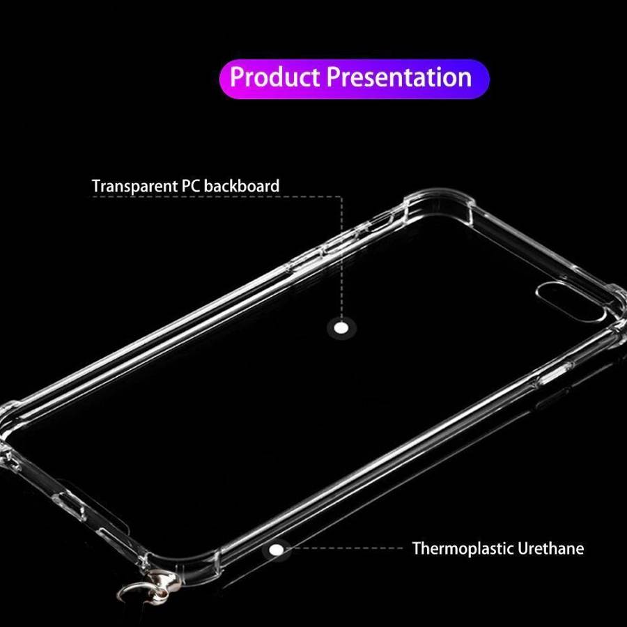 Θήκη Σιλικόνης με Κορδόνι Sonique Armor Clear Xiaomi Redmi Note 11 4G / Redmi Note 11S Βεραμάν