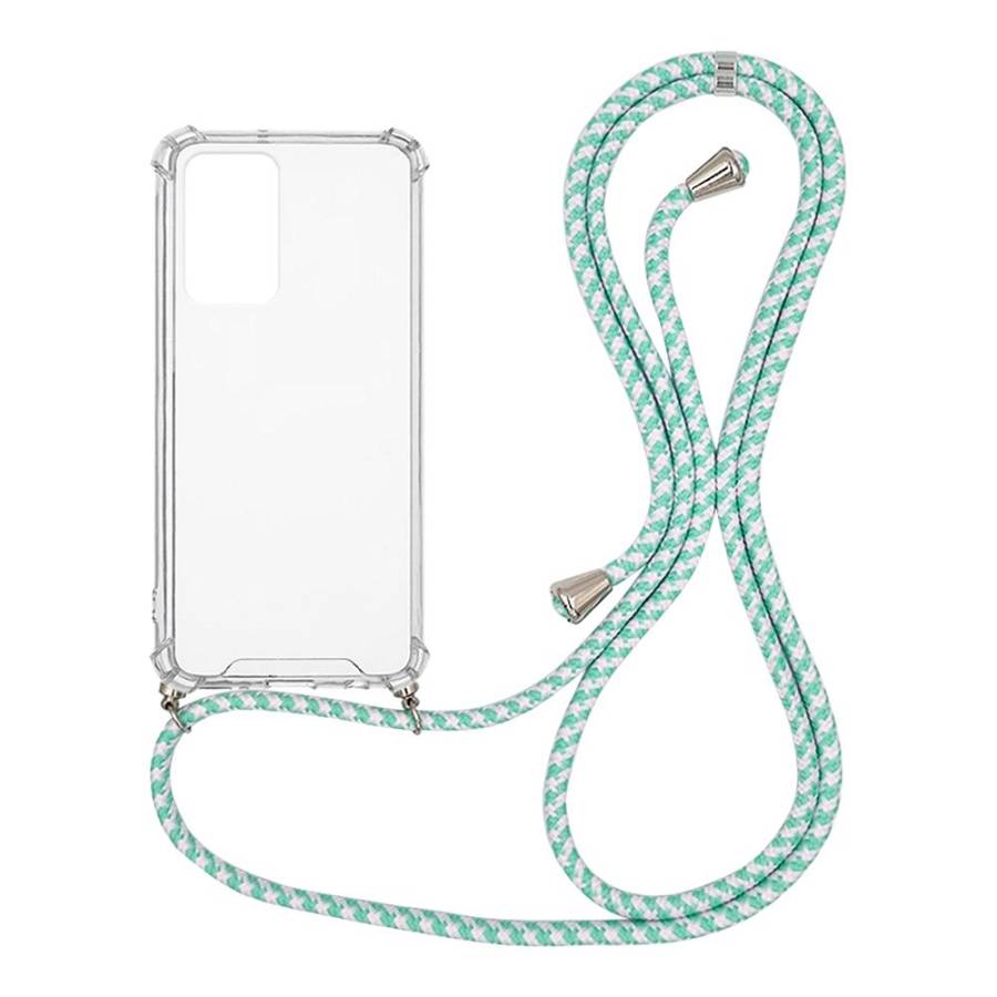 Θήκη Σιλικόνης με Κορδόνι Sonique Armor Clear Xiaomi Redmi Note 11 4G / Redmi Note 11S Rainbow Βεραμάν
